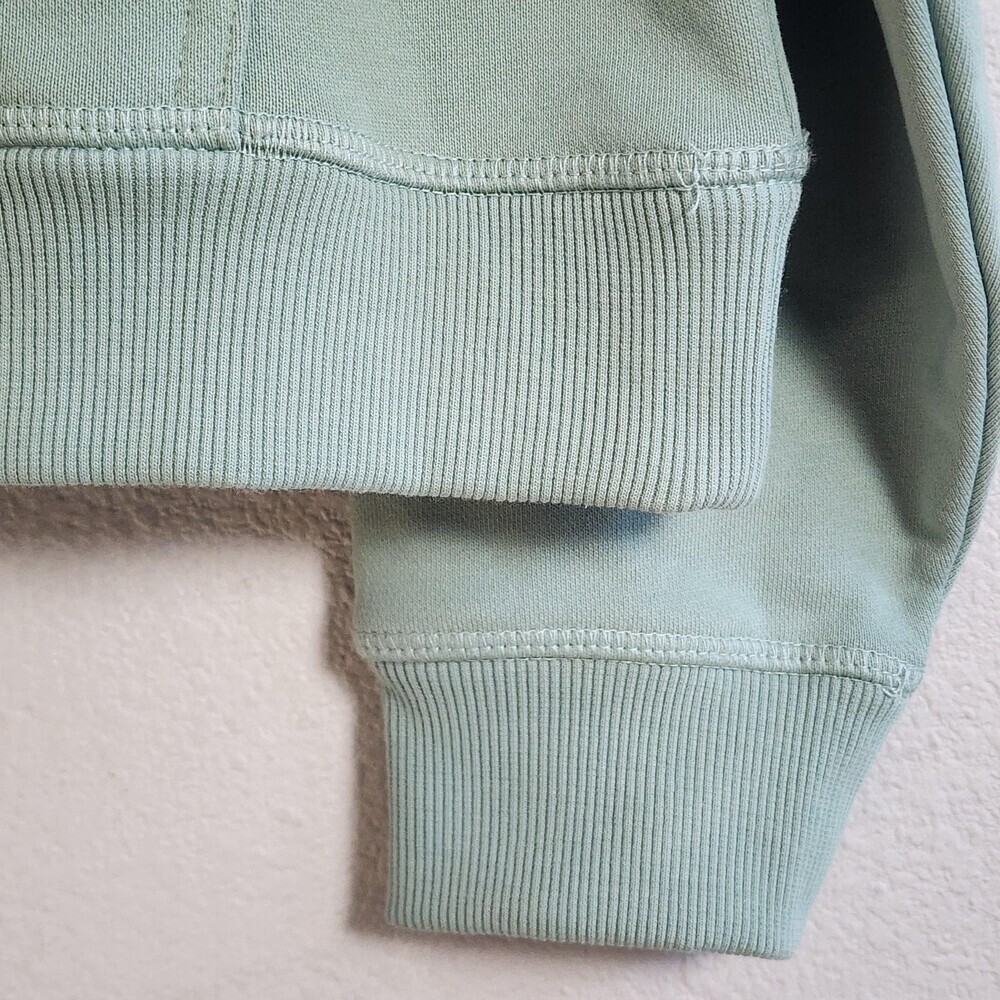 Round Two Hoodie Sweatshirt Mens Small Green Pullover R2 Logo Graphic Cotton - Picture 3 of 12